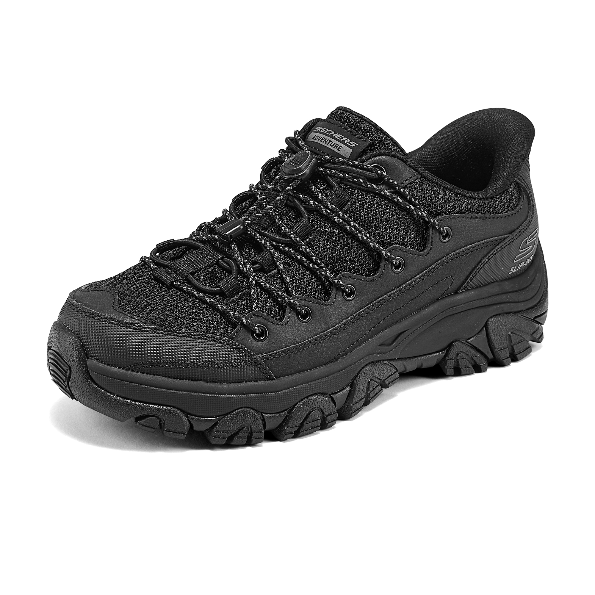 Skechers Adventurer Slip Resistant Abrasion Resistant Support Low top Mountaineering Hiking Shoes Women’s Black