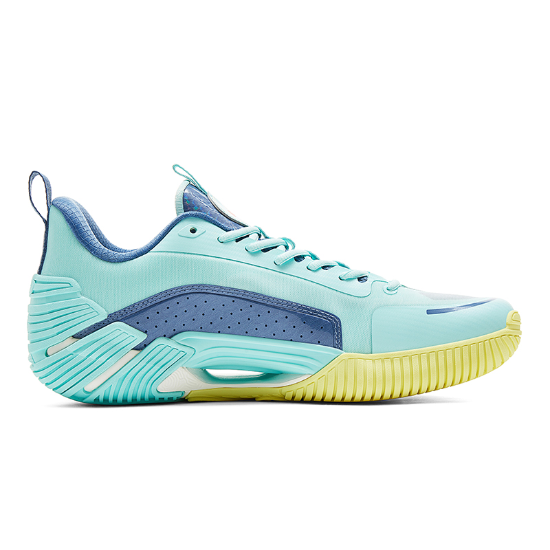 PEAK State Pole Cushioning Slip Resistant Lightweight Low top Basketball Shoes Men’s Orchid Green Mismatched