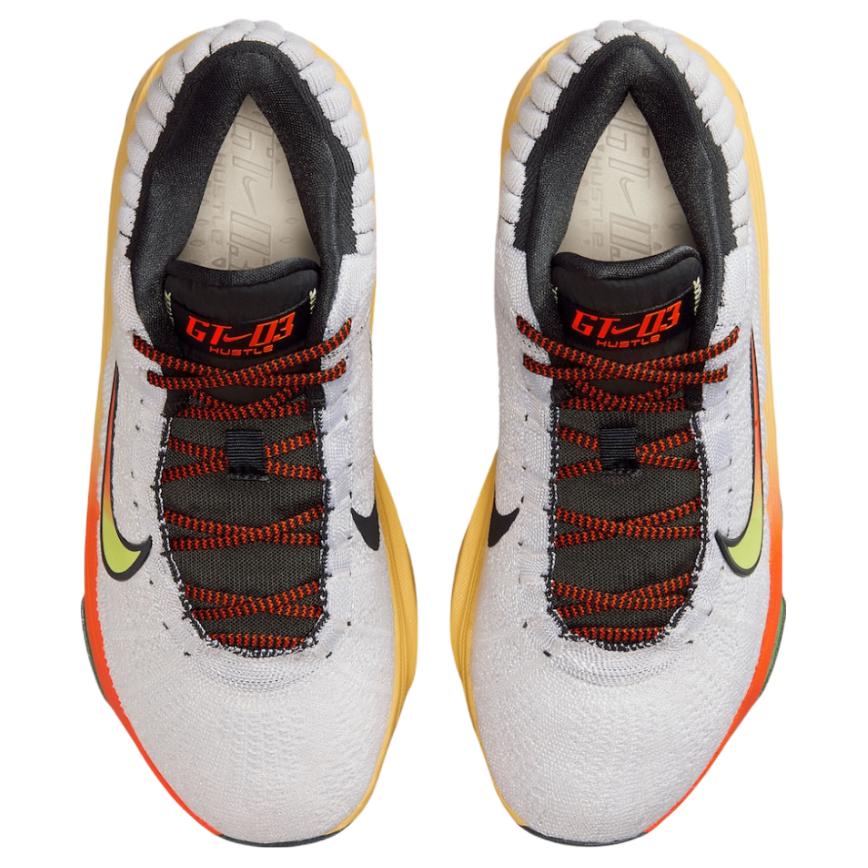 Nike G.T. Hustle 3 Abrasion Resistant Breathable Low top Basketball Shoes Unisex White