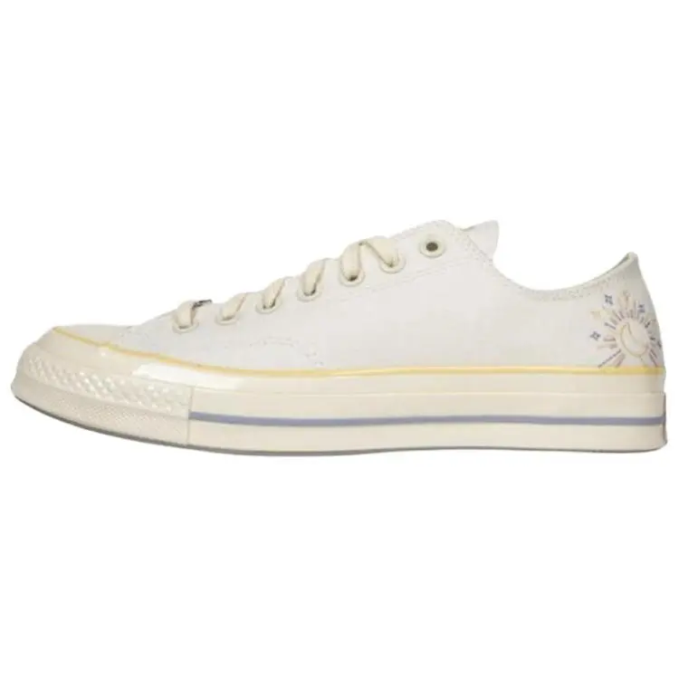 Converse 1970s Comfortable Abrasion Resistant Low top Canvas Shoes Unisex Beige