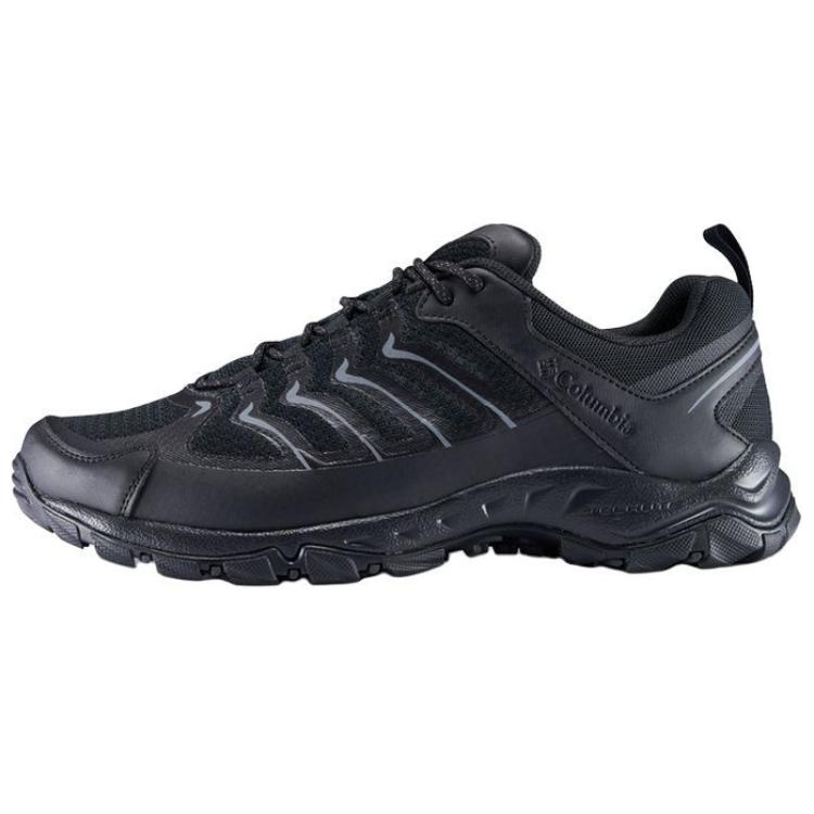 Columbia Cushioning Slip Resistant Abrasion Resistant Waterproof Low top Hiking Shoes Men’s Black