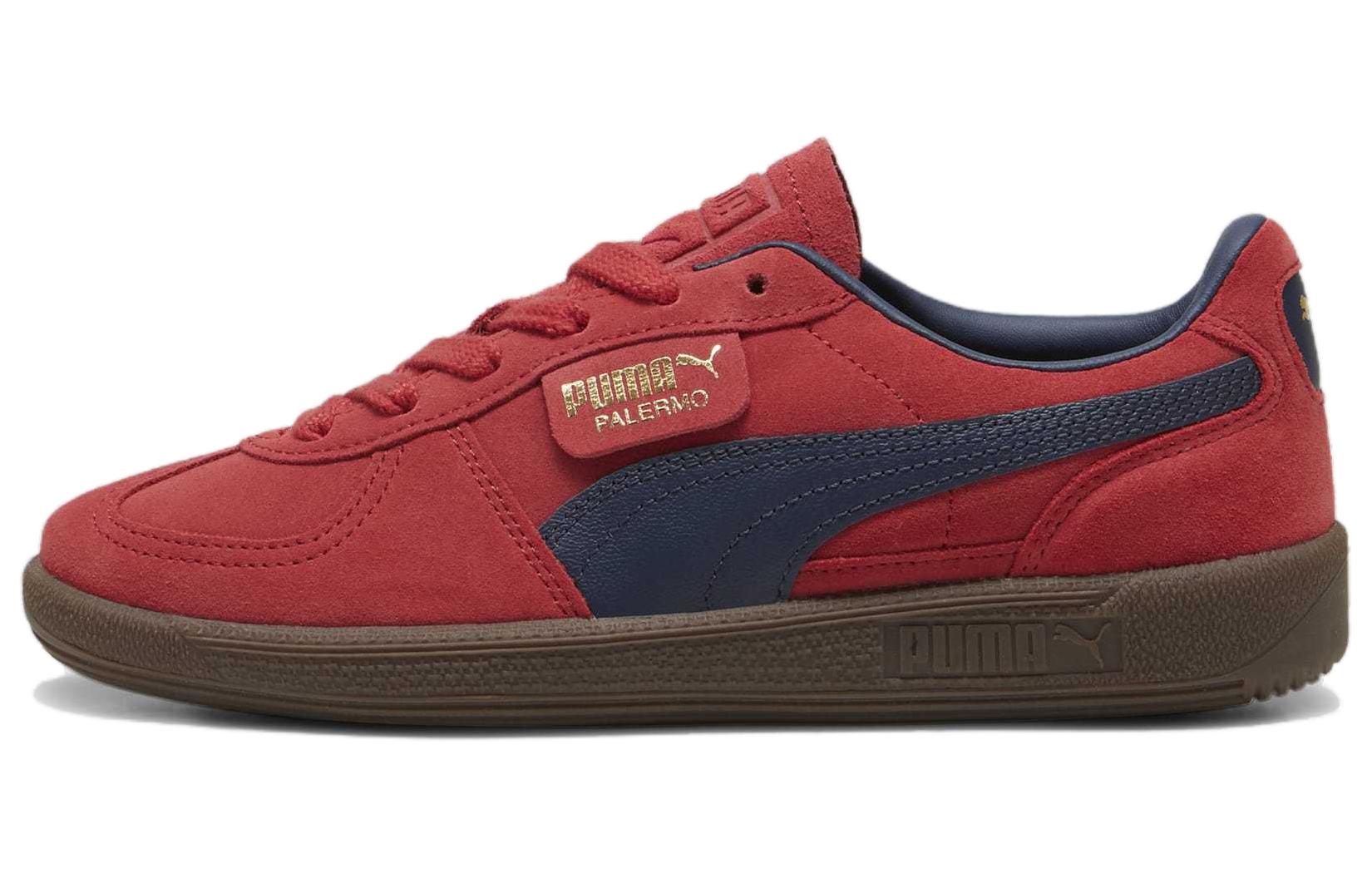 PUMA Palermo Low top Skateboard Shoes Women's Red Blue