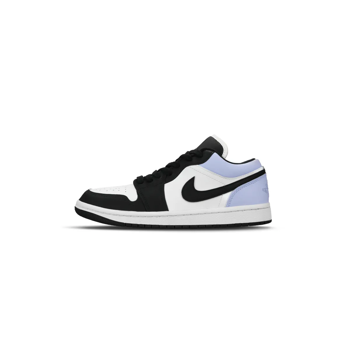 Jordan Air Jordan 1 Abrasion Resistant Low top Vintage Basketball Shoes Unisex Ice Blue