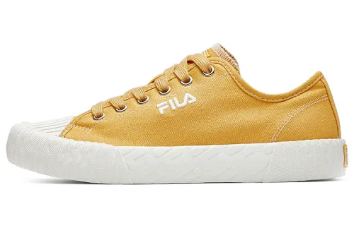 FILA Fmc Series Carve Low Canvas Shoes Gs Yellow Women's