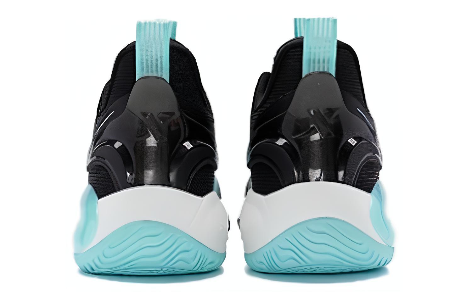 XTEP Jie Ao Abrasion Resistant Breathable Low top Basketball Shoes Men’s Black Blue