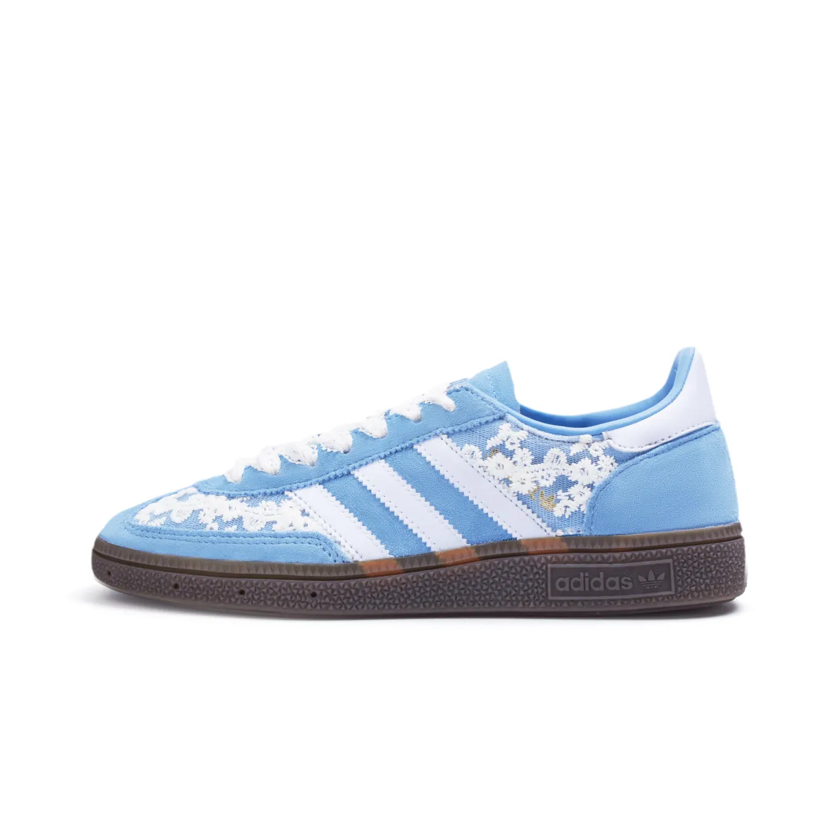 Adidas Originals Handball Spzl Slip Resistant Abrasion Resistant Low top Skateboard Shoes Unisex Blue White