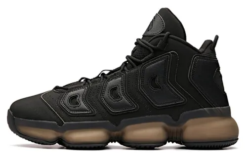 ANTA Vintage Basketball Shoes Men's High Top Classic Black