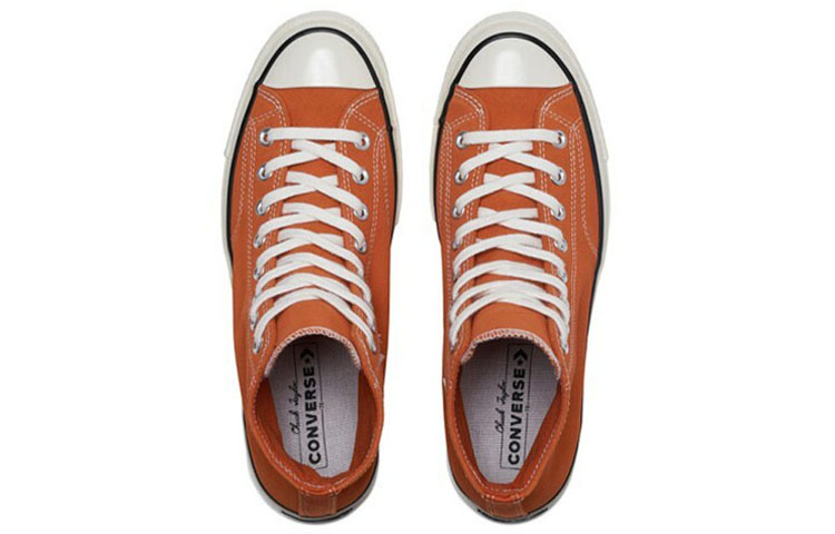 Кеды Converse Chuck 70 (оранжево-белые) — фото 4