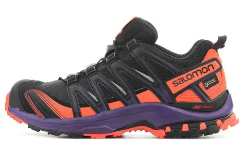 SALOMON XA PRO 3D Mountaineering & Hiking Shoes Women's Low Top Black/Orange/Purple