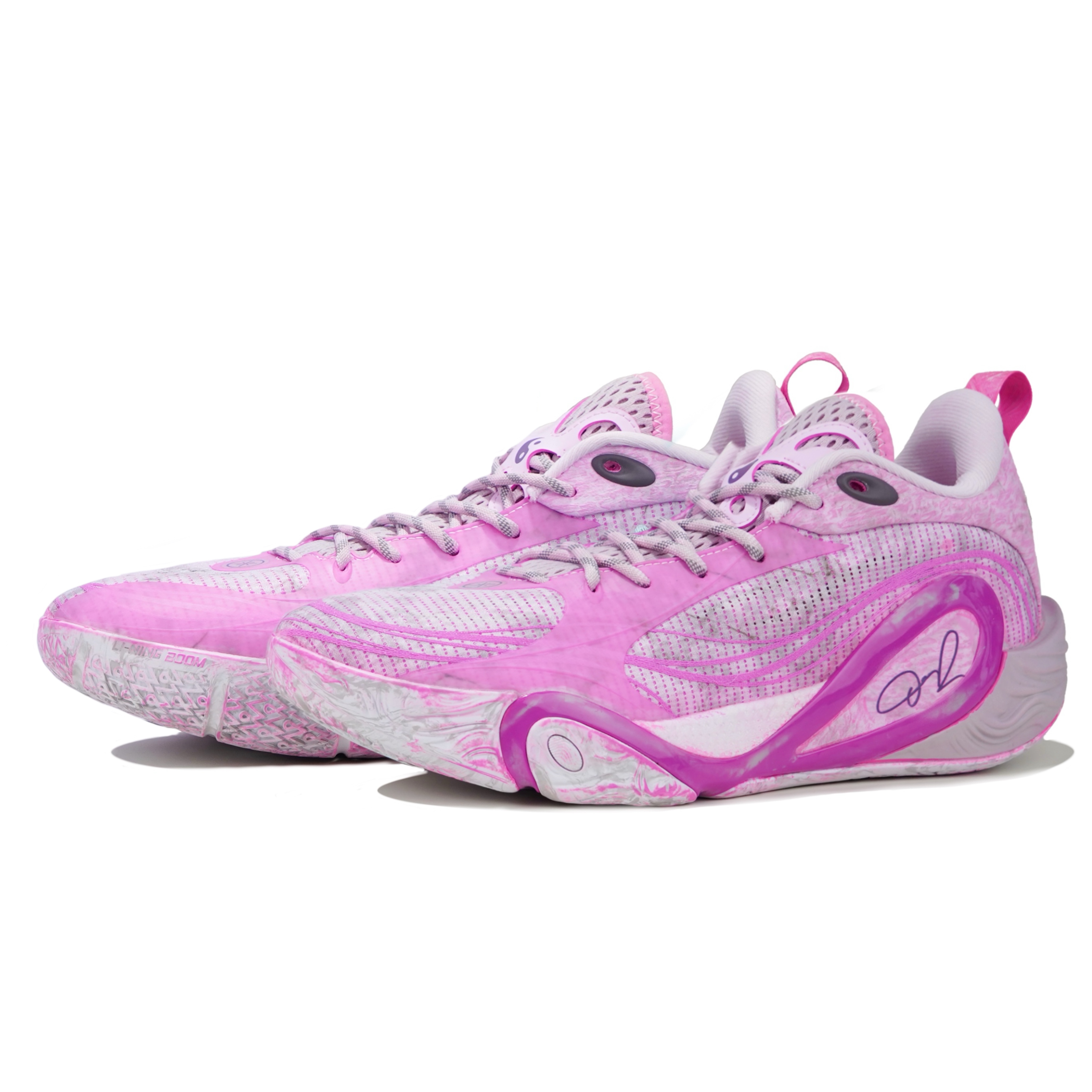Li Ning DLO1 Low top Basketball Shoes Men’s Dirty Pink