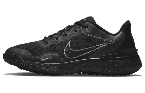 Nike Alpha Huarache Elite 3 Turf 'Black Metallic Dark Grey' Women's