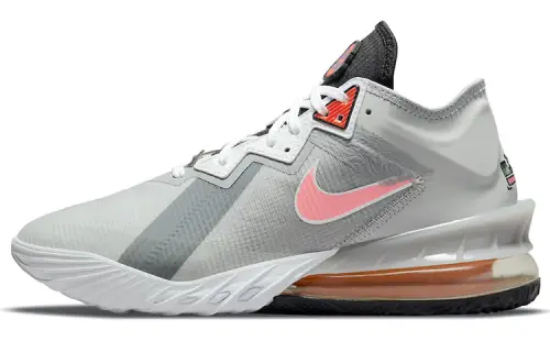Space Jam x Nike Lebron 18 Bugs Bunny x Marvin The Martian James 18 Sky Dunk Anti-slip and wear-resistant Low-top Basketball Shoes Men's Black and Gray Foreign Version