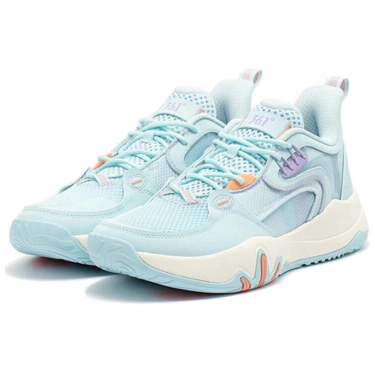 361° LAVA 2.0 Comfortable Cushioning Slip Resistant Breathable Low top Basketball Shoes Men’s Blue White