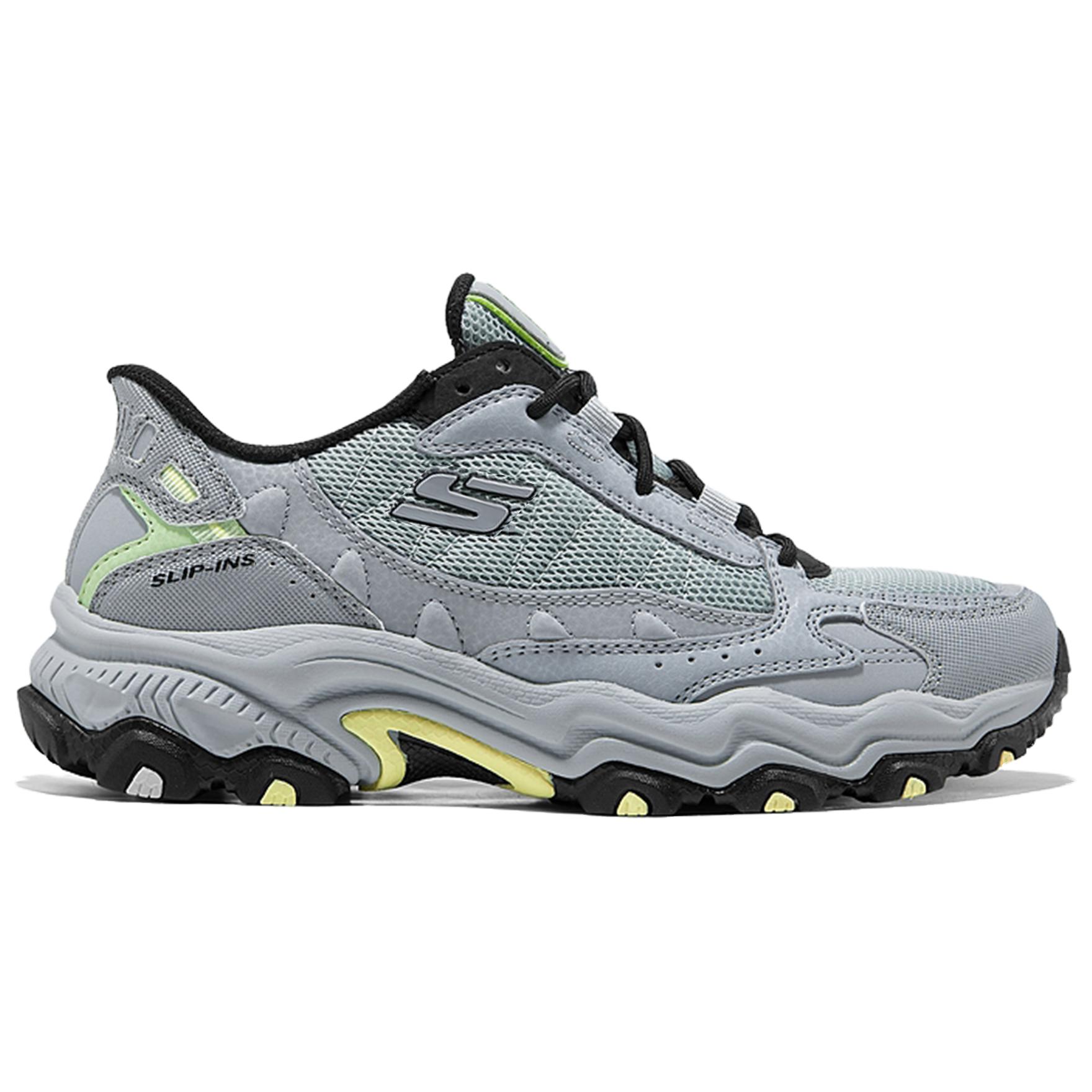 Skechers Cushioning Slip Resistant Abrasion Resistant Breathable Grip Low top Mountaineering Shoes Women’s Gray