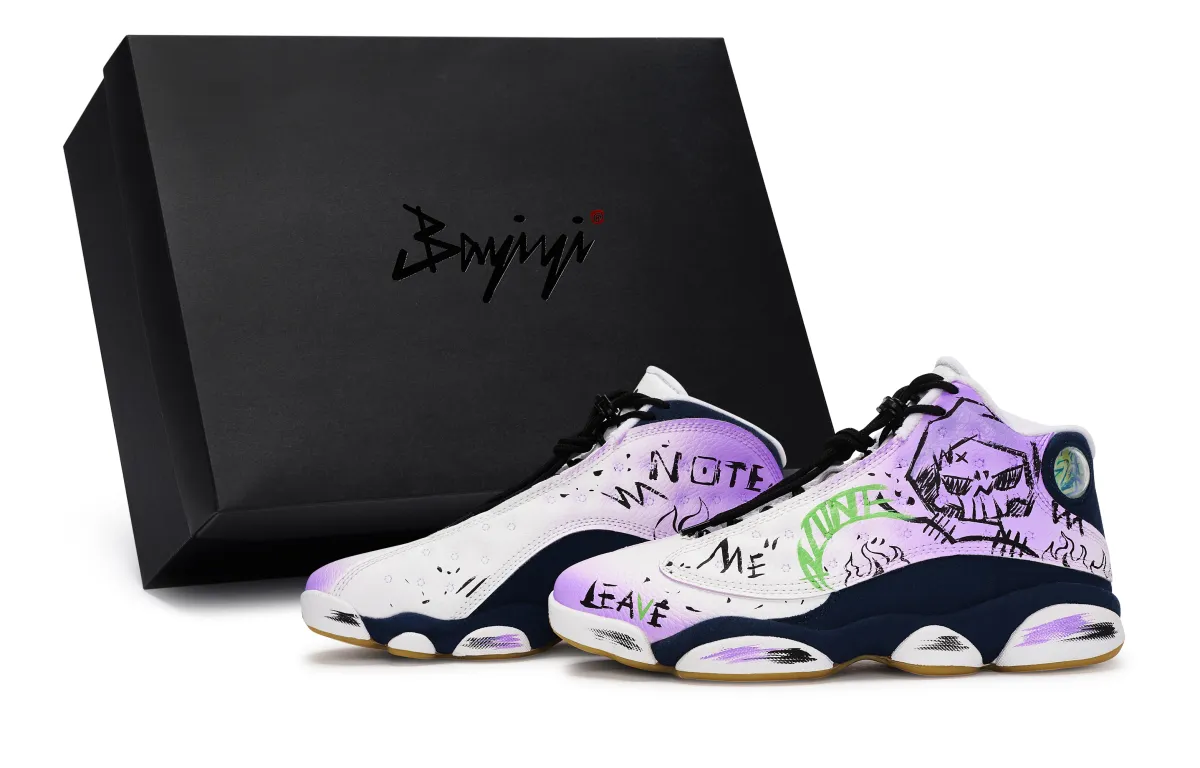 Jordan Air Jordan 13 811 Manufacturing, Death Note, Special Shoe Box Mid top Vintage Basketball Shoes Unisex