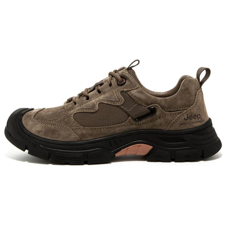 Jeep Cushioning, Wear Resistant Low top Hiking Shoes Men’s Khaki