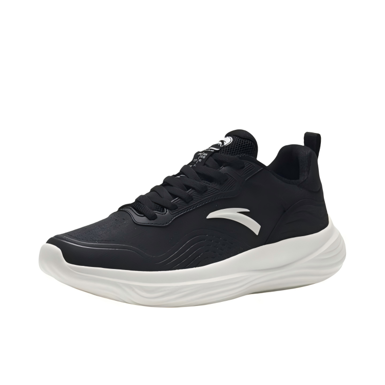 Anta Variety Training Collection Lightweight Cushioning Support Low top Training Shoes Men’s Black/Ivory White