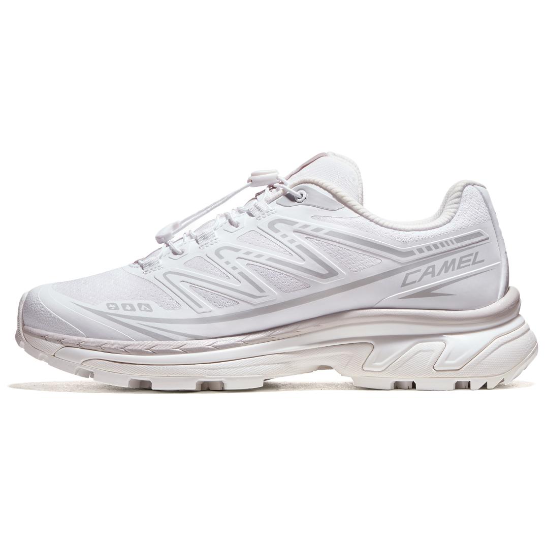 CAMEL Breathable, Lightweight, Slip Resistant Low top Mountaineering Shoes Men’s White Gray