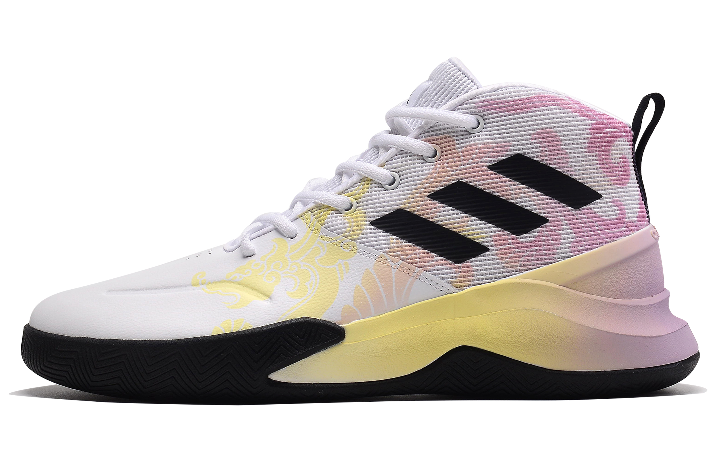 Adidas OwnTheGame Mesh, Synthetic Leather Cushioning Slip Resistant Abrasion Resistant Mid top