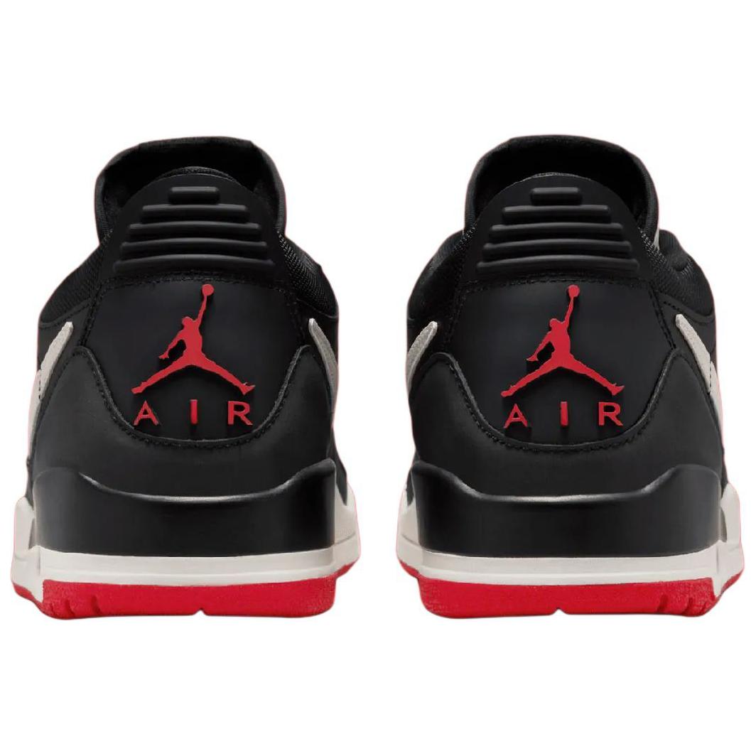 Jordan Legacy 312 Low Black Sail University Red
