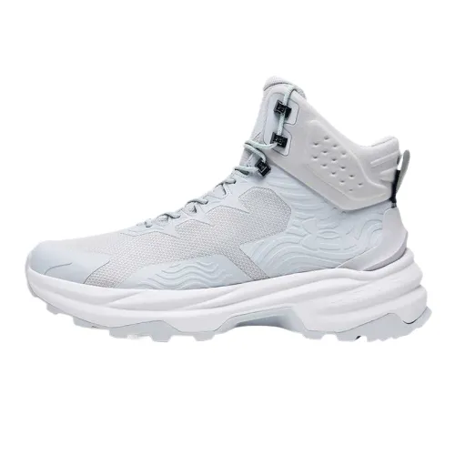 Under Armour Fabric High top Mountaineering Shoes Unisex Light Gray