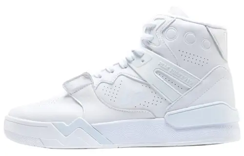 PEAK State Pole Cushioning Slip Resistant High top Vintage Basketball Shoes Men's Pure White