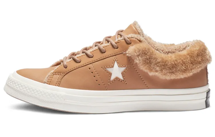 One Star Converse Low Street Warmer 'Burnt Caramel' Women's