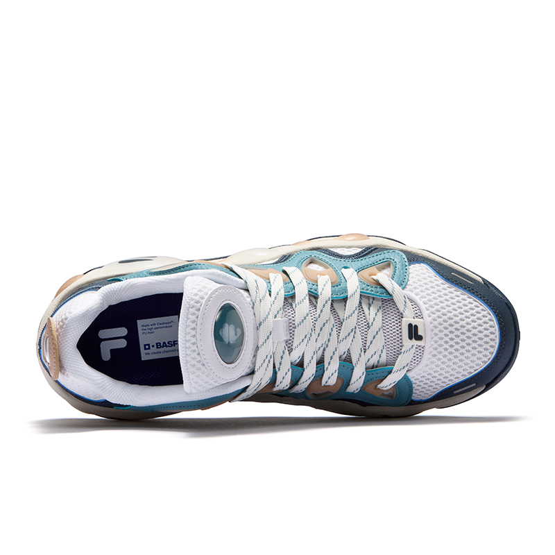FILA FUSION VERTICAL Crack Shoes Low top Basketball Shoes Men’s White Blue
