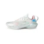 Li Ning Speed 11 Textile, TPU Low top Basketball Shoes Men's Pearl White