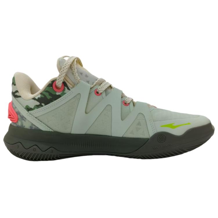 Erke Cushioning, Wear Resistant Low top Basketball Shoes Men’s Green