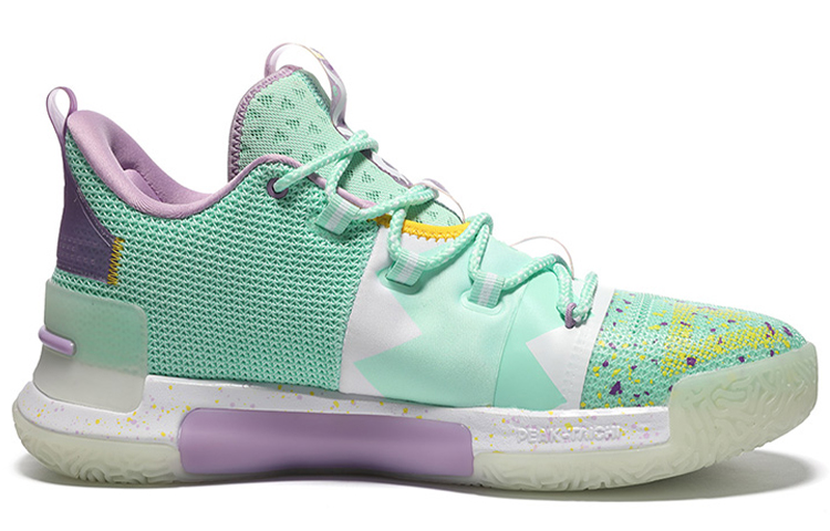 PEAK Flash Cushioning Slip Resistant Mid top Basketball Shoes Women’s Mint Green