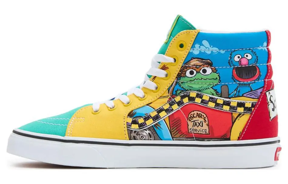 Sk8 Sesame Street x Vans-Hi 'Oscar's Taxi Service'