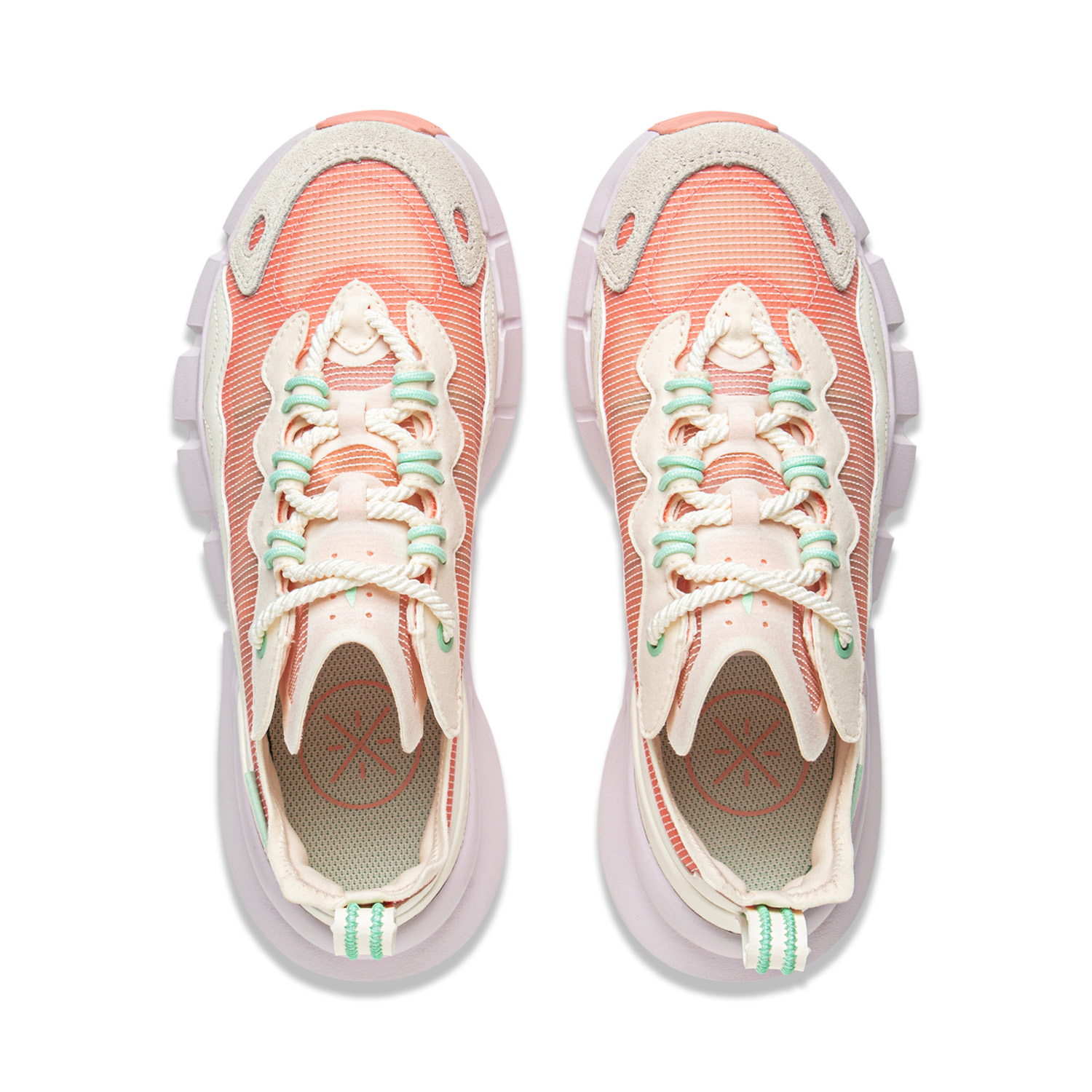 Li Ning Slip Resistant Abrasion Resistant Low top Basketball Shoes Women’s Beige Orange