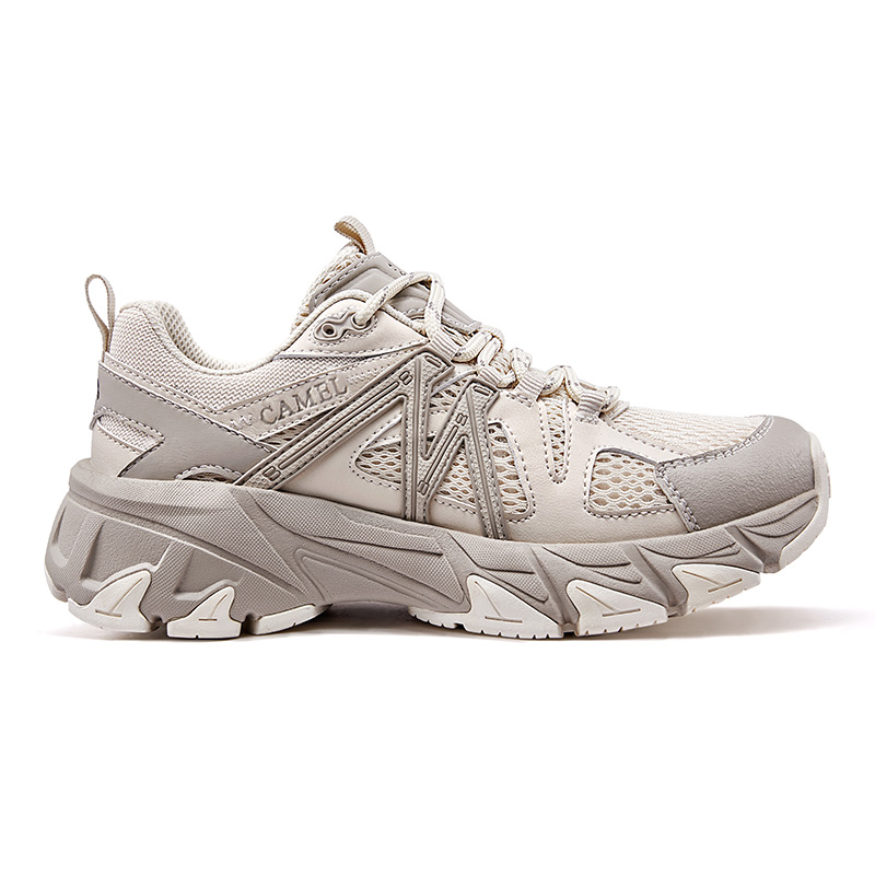 CAMEL Slip Resistant, Abrasion Resistant, Height Increasing Low top Hiking Shoes Women’s