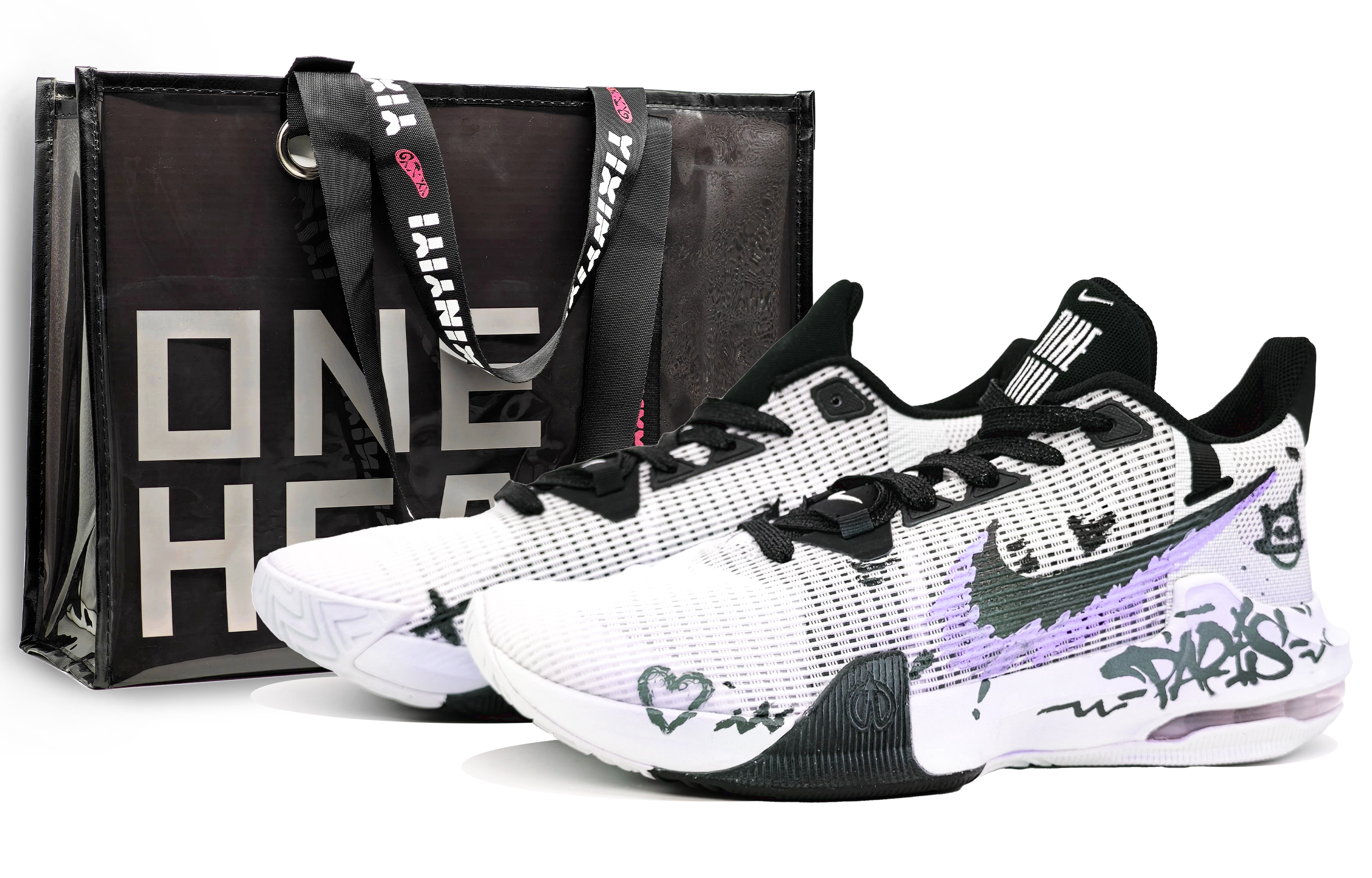 Nike Air Max Impact 3 Slip Resistant Abrasion Resistant Low top Basketball Shoes Men’s Active Purple