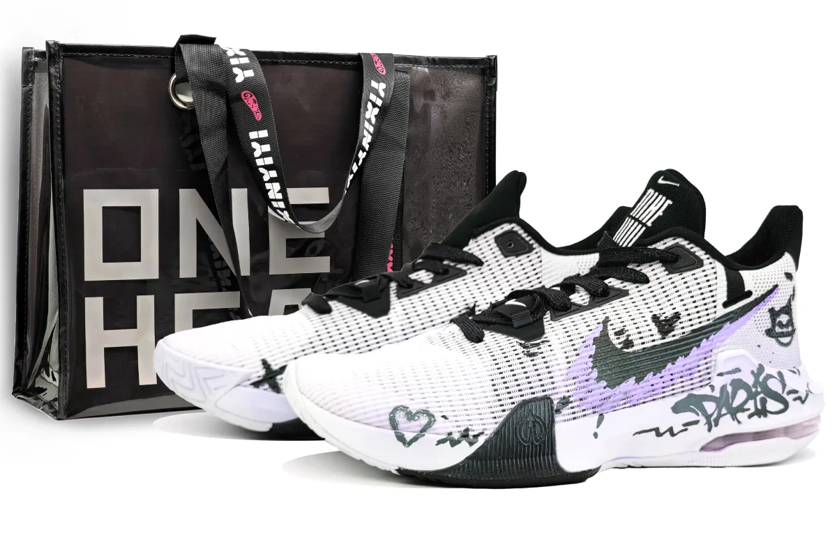 Nike Air Max Impact 3 Slip Resistant Abrasion Resistant Low top Basketball Shoes Men's Active Purple