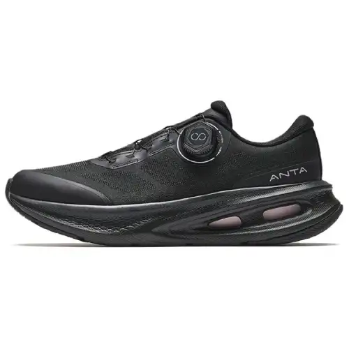 Anta Cushioning Lightweight Low top Training Shoes Women's Black