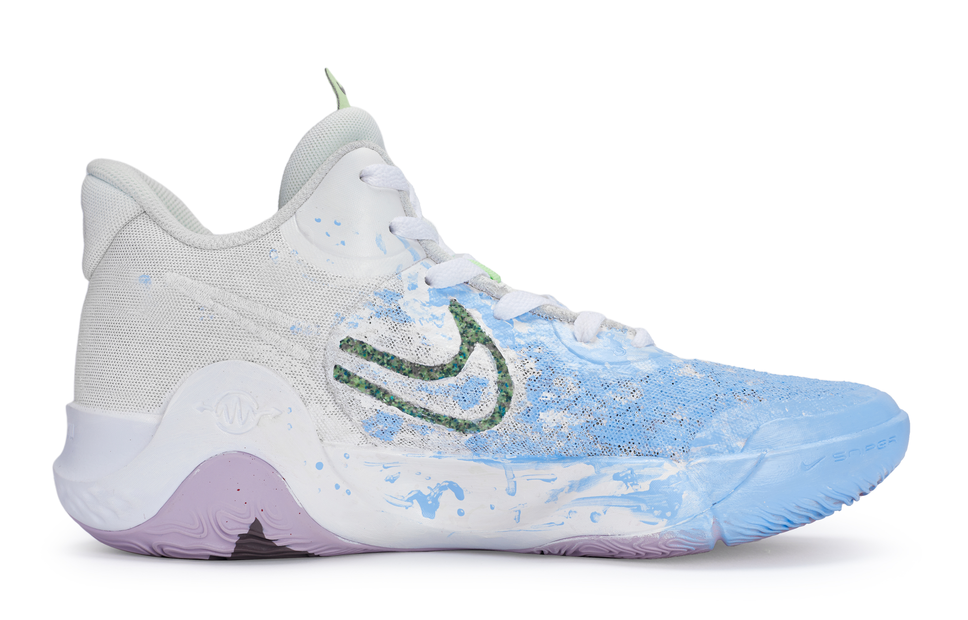 Nike KD Trey 5 IX Vintage Basketball Shoes Unisex Mid Top Blue