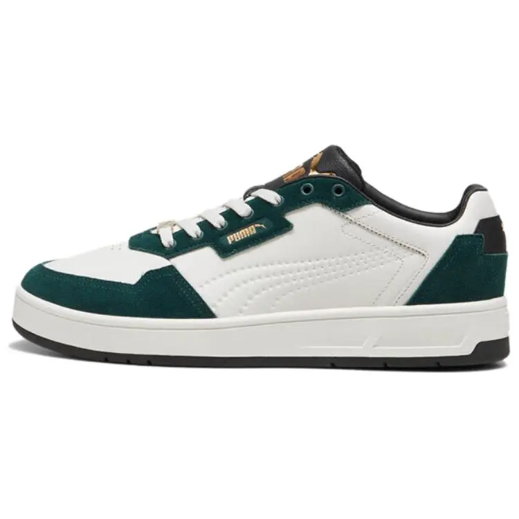 PUMA Court Classic Low top Skateboard Shoes Unisex White Green