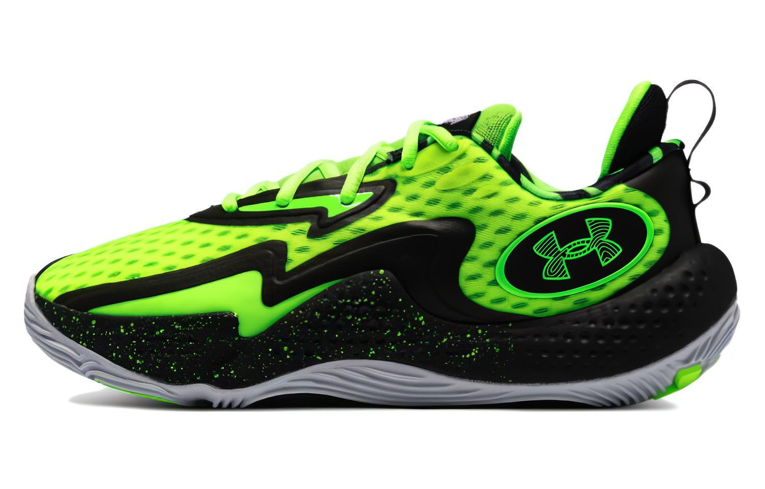 Кроссовки Under Armour Under Armour Spawn 5 (черно-зеленые)