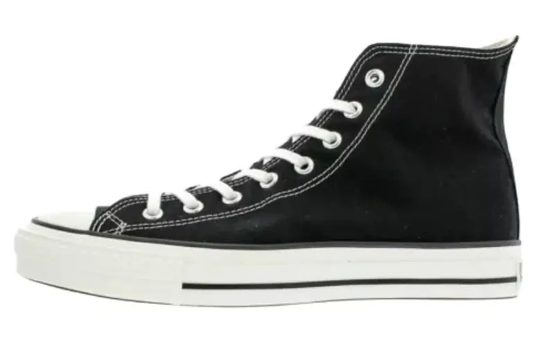 Converse Chuck Taylor All Star Abrasion Resistant High top Canvas Shoes Unisex Black White Japan Version