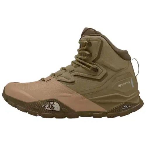 THE NORTH FACE Summit Offtrail Slip Resistant Abrasion Resistant Mid top Hiking Shoes Men's Olive Green