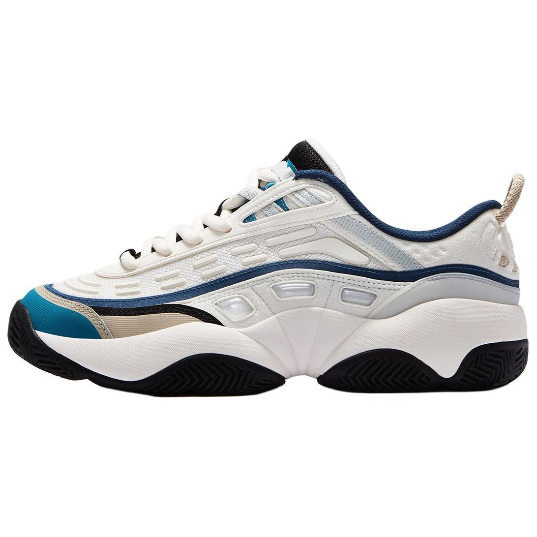 Pigalle x FILA FUSION FIRE Flame Shoes Textile, Synthetic Leather Abrasion Resistant Low top Vintage Basketball Shoes
