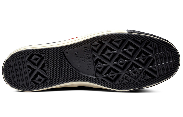 Высокие кеды Converse Chuck 70 (красно-черные) — Красный / чёрный — фото 5
