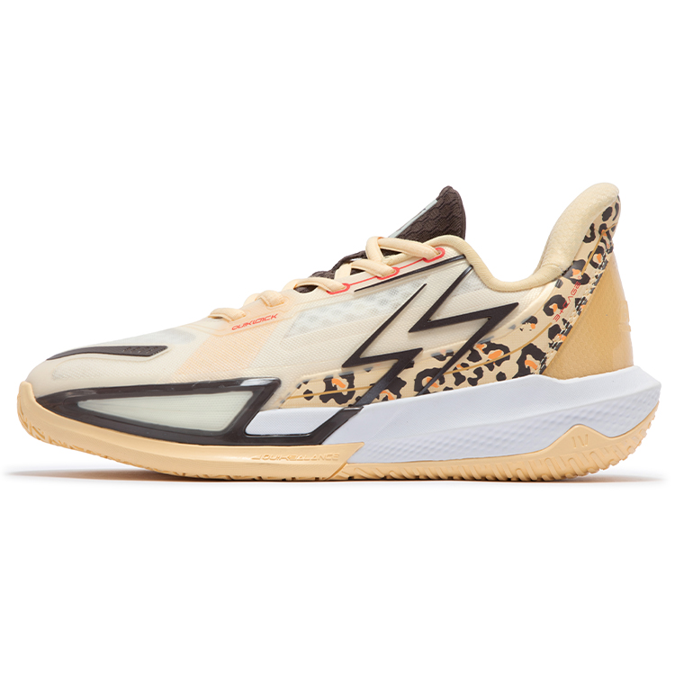 361° Big3 4.0 QUICK Basketball Shoes Women’s Low Top Light Vanilla/Java