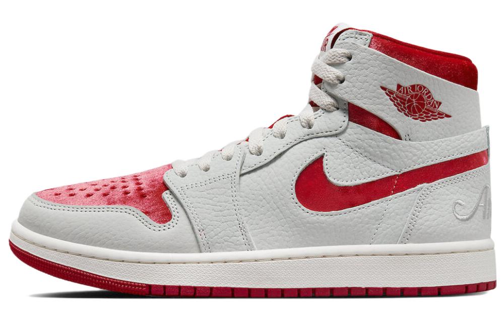 Женские кроссовки Jordan Air Jordan 1 Zoom CMFT 2 "Valentine's Day" (красно-белые)