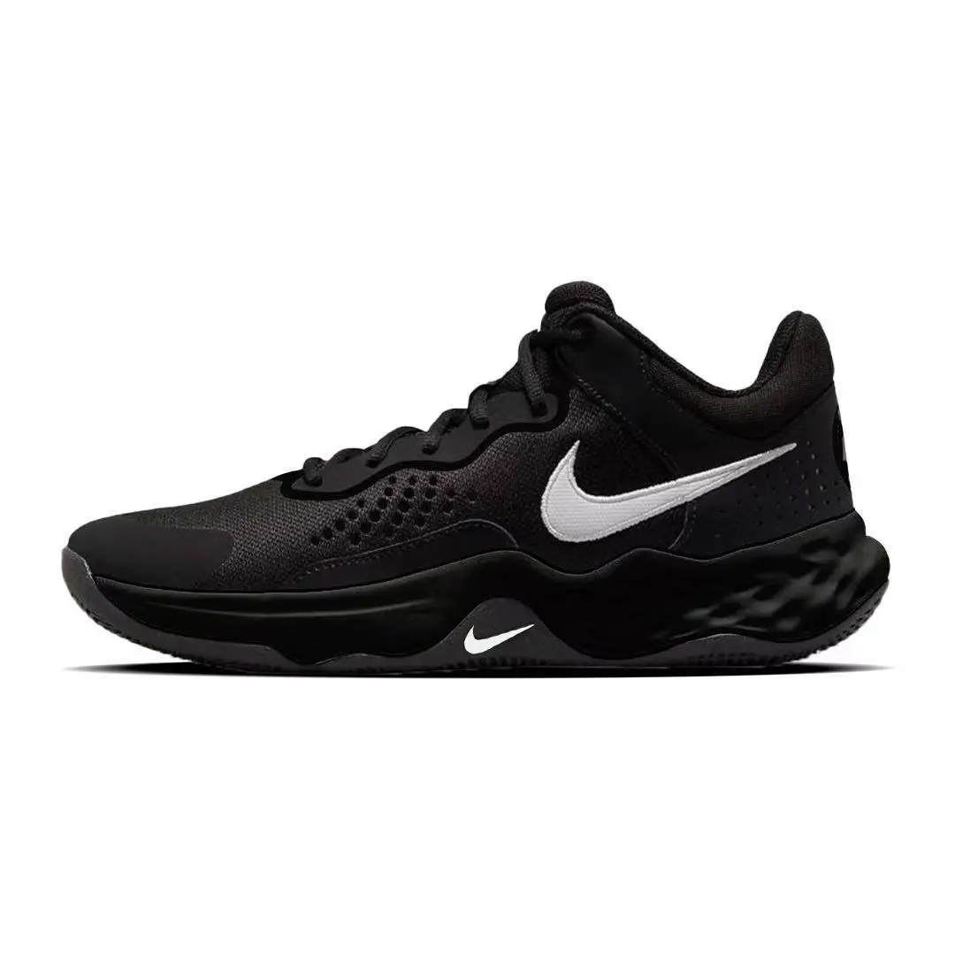 Nike Fly By Mid 3 Abrasion Resistant Abrasion Resistant Mid top Basketball Shoes Men's Black White