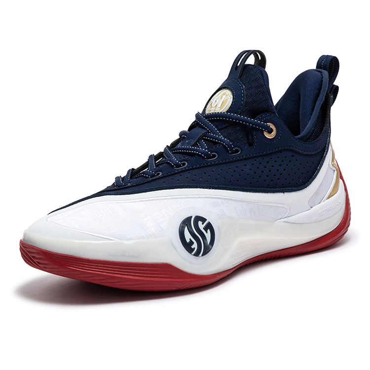 361° Zen 6 Prm Basketball Shoes Men’s Low Top 361 Degrees White/Gym Red