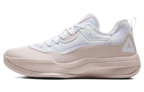 PEAK Lanying Basketball Shoes Women's Low Top Rose Pink