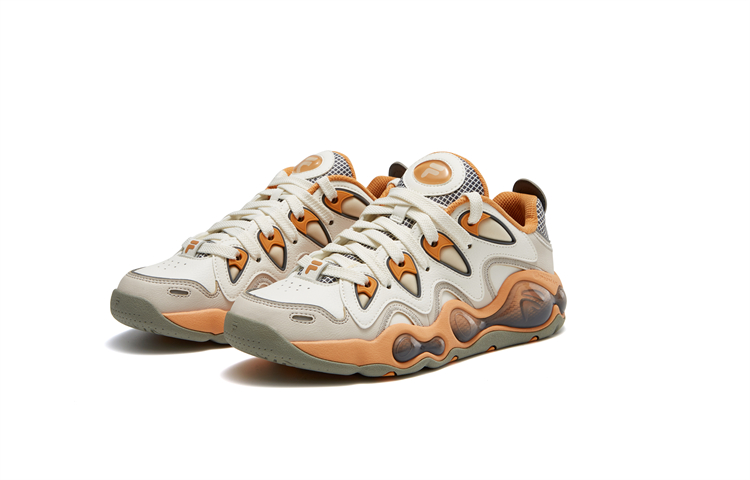 FILA FUSION Vertical Basketball Shoes ‘White Orange’ Women’s